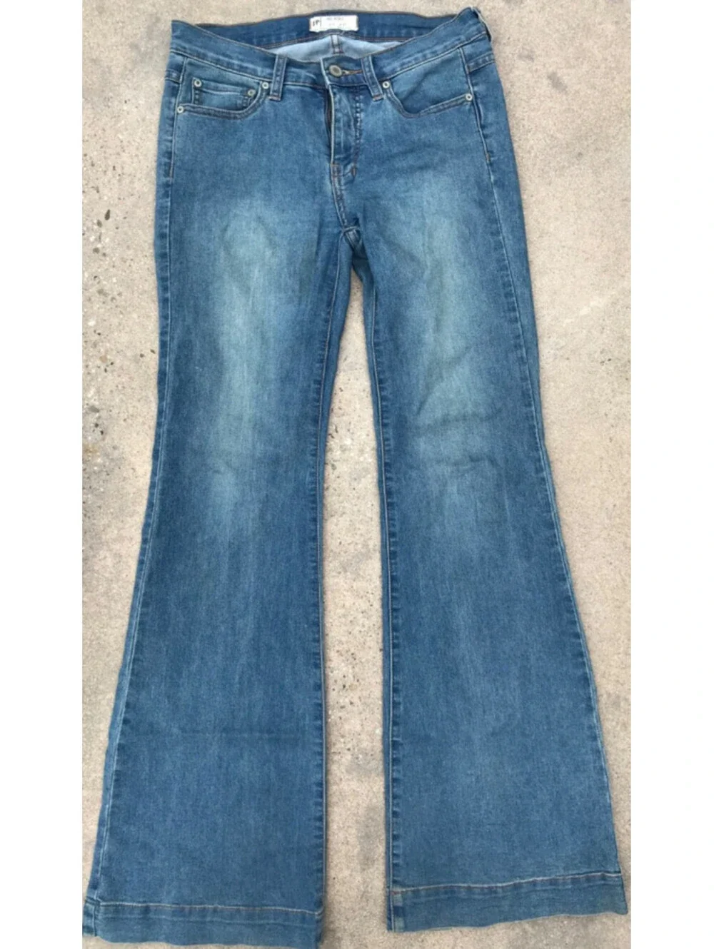 We The Free People Jeans Womens 27W Blue Denim High Rise Bootcut Flared Boho